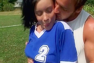 Cute Brunette Teen 18+ Fucking With Her Football Coach