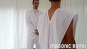 MasonicBoys Innocent Dex Devall Is Fucked Raw By Hung Suited DILF