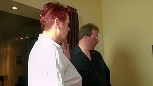 Redhead Gilf In Corset Fucked By Her Husband