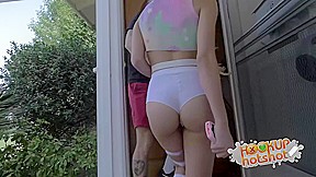 Elizabeth Jolie And Hookup Hotshot In Hot Af Blonde Gagging Hard After Getting Dicked!