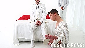 MasonicBoys Ethan Tate Fucked Raw By Suited DILF In Religious Ritual