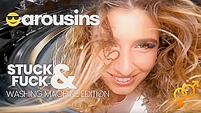 FUCK! I’m Stuck Again! Candice Demellza Stuck In The Washing Machine By Arousins