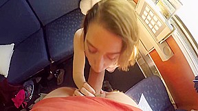 Gets Fuck In The Railcar And Stay Till The End When He Covers Her Face In Cum – Alice Marchesi