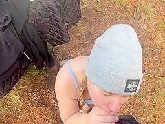 Horny Couple Fuck Outdoors During Hike