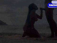 Im Fucking With My Stepsister On A Public Beach And A Caught Us With Real Couple